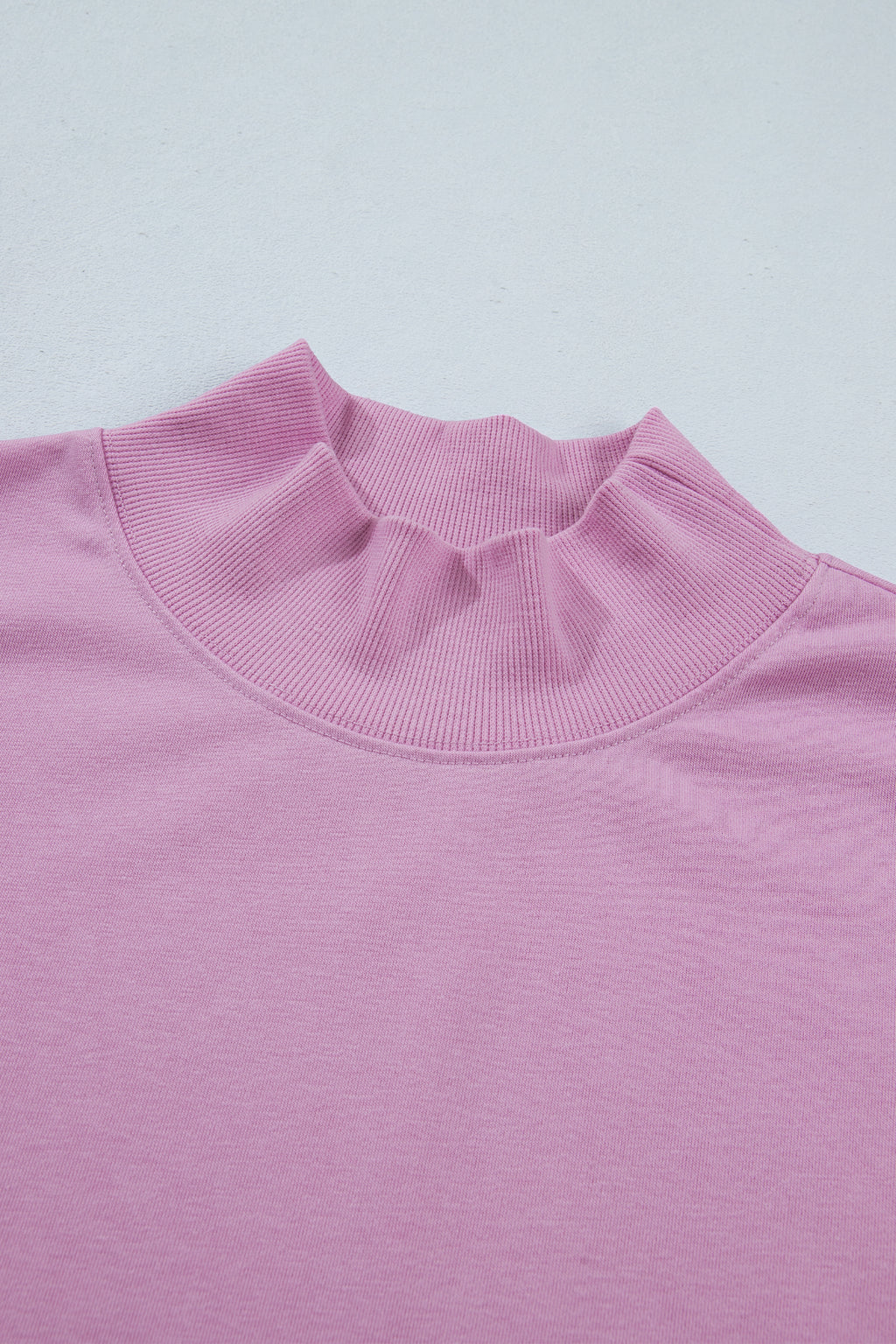 Black Solid Color High Neck Cap Sleeve Loose Top
