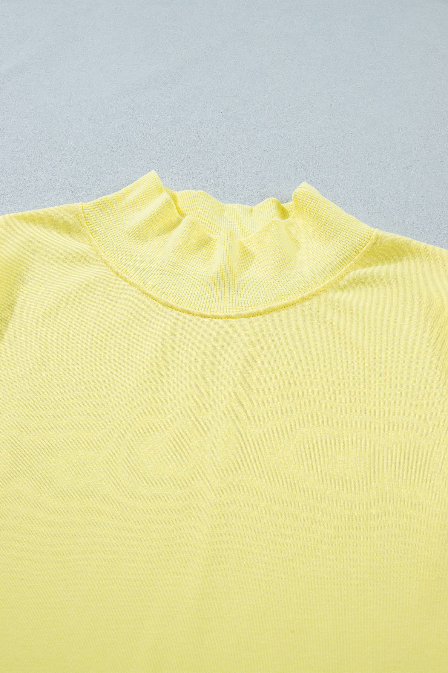 Black Solid Color High Neck Cap Sleeve Loose Top