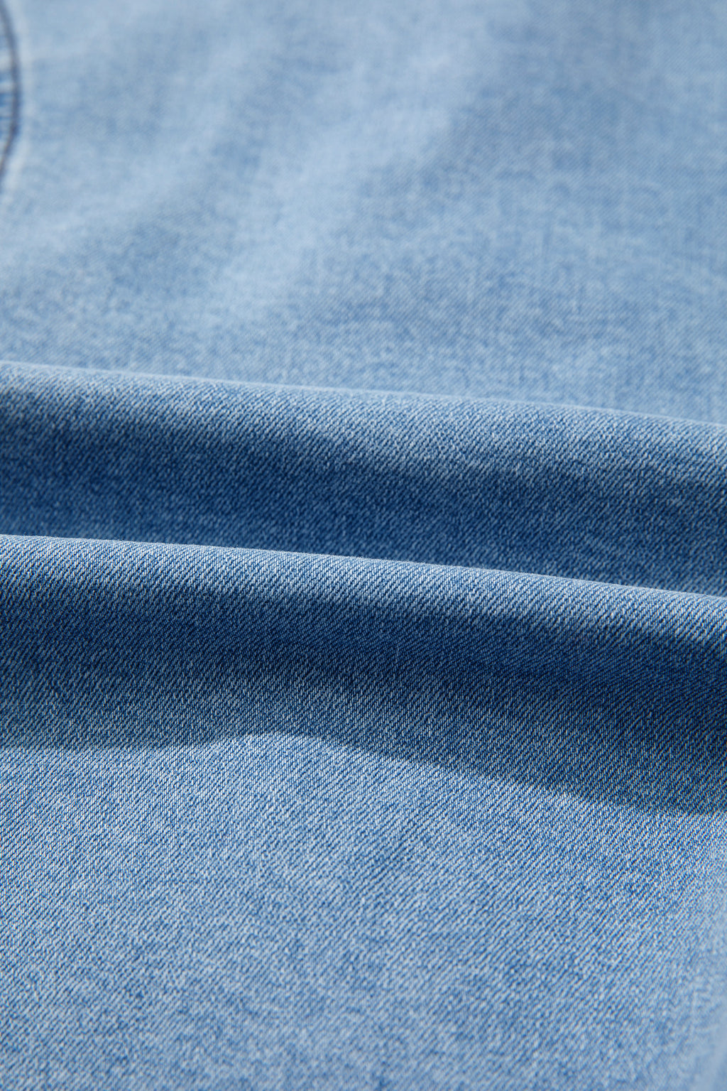 Myosotis Buttoned Front Slit Denim Vest